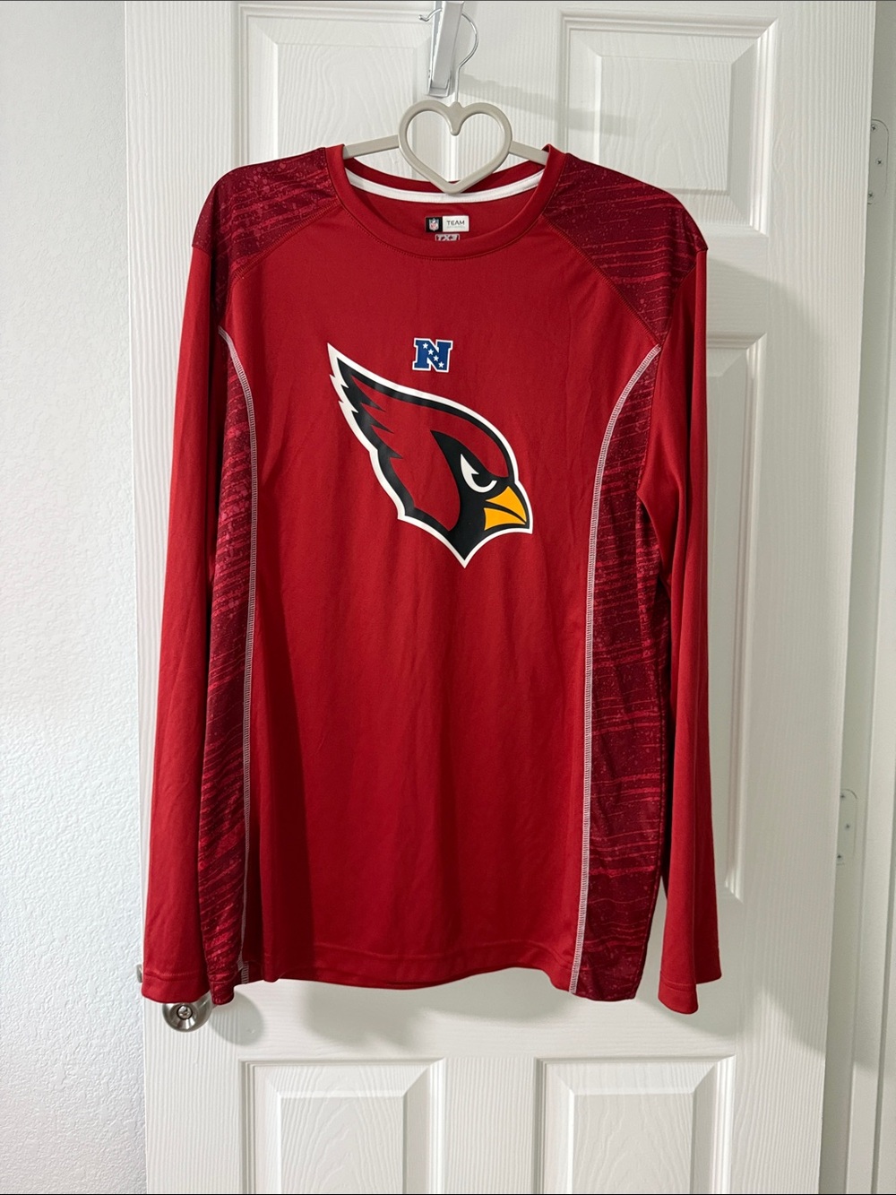 Team Apparel Arizona Cardinals Red Long Sleeve Performance Shirt